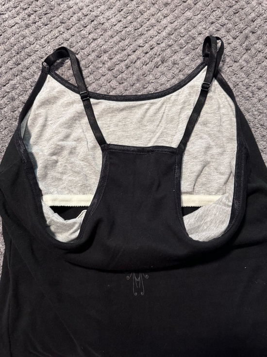 Harley-Davidson Black Tank Top with Orange 'Genuine' Script - Picture 3 of 3